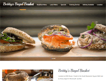 Tablet Screenshot of bobbybagelbasket.com